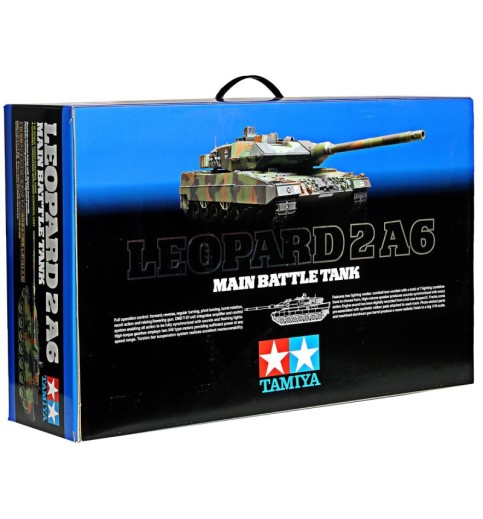 Tamiya Leopard 2 A6 "Full Option" 1/16 Radio Control Tank Kit Tamiya Leopard 2 A6 "Full Option" 1/16 Radio Control Tank Kit