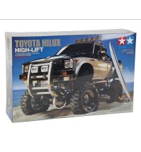 Tamiya Toyota Hilux High-Lift Electric 4X4 Scale Truck Kit w/3-Speed & Surfboard