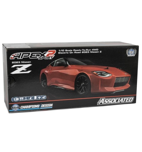 Team Associated Apex2 Nissan Z Sport RTR 1/10 Electric 4WD Touring Car (Red) w/2.4GHz Radio Team Associated Apex2 Nissan Z Sport RTR 1/10 Electric 4WD Touring Car (Red) w/2.4GHz Radio