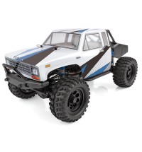 Team Associated CR12 Tioga Trail Truck RTR 1/12 4WD Rock Crawler (White/Blue) w/2.4GHz Radio, Battery & Charger