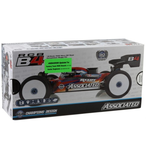 Team Associated RC8B4 Team 1/8 4WD Off-Road Nitro Buggy Kit w/RWB Chassis (Limited Edition) Team Associated RC8B4 Team 1/8 4WD Off-Road Nitro Buggy Kit w/RWB Chassis (Limited Edition)