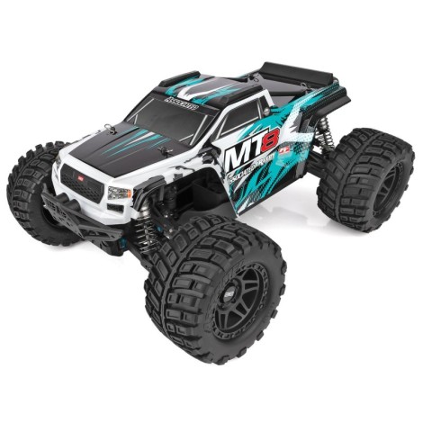 Team Associated RIVAL MT8 RTR 1/8 Brushless Monster Truck Combo (Teal) w/2.4GHz Radio & Battery & Charger Team Associated RIVAL MT8 RTR 1/8 Brushless Monster Truck Combo (Teal) w/2.4GHz Radio & Battery & Charger