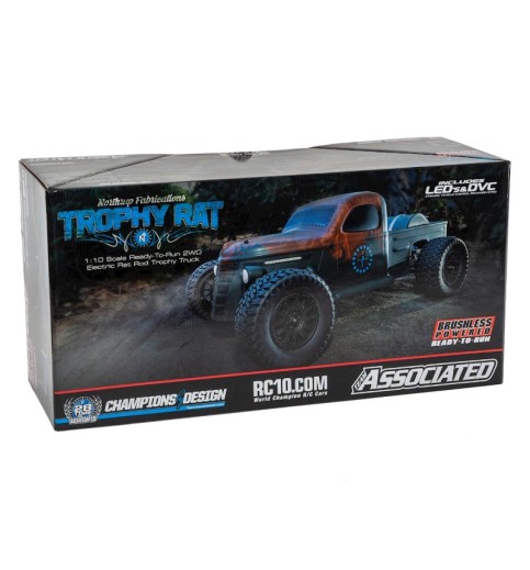 Team Associated Trophy Rat RTR 1/10 Electric 2WD Brushless Truck w/2.4GHz Radio Team Associated Trophy Rat RTR 1/10 Electric 2WD Brushless Truck w/2.4GHz Radio