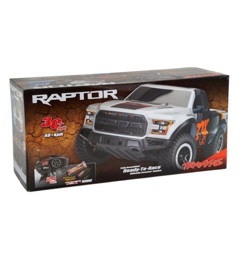 Traxxas 2017 Ford Raptor RTR Slash 1/10 2WD Truck (Fox) w/TQ 2.4GHz Radio, Battery & DC Charger