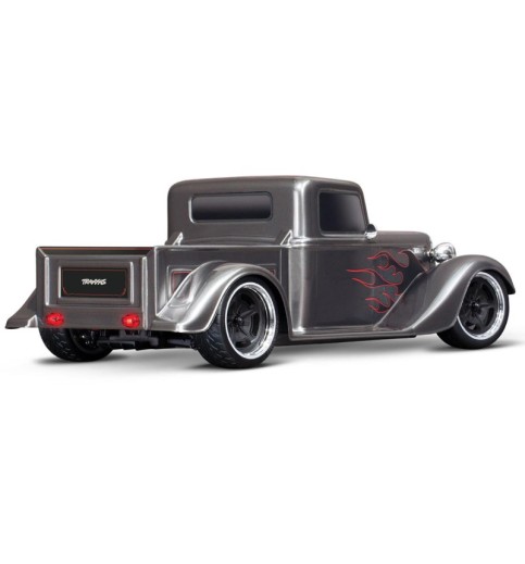 Traxxas 4-Tec 3.0 1/10 RTR Touring Car w/Factory Five '35 Hot Rod Truck Body (Silver) & TQ 2.4GHz Radio System