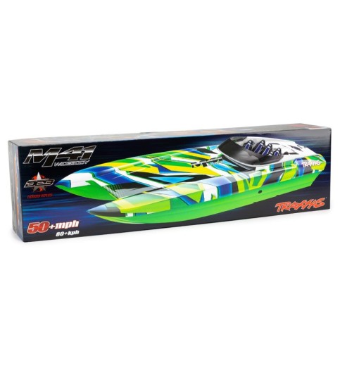 Traxxas DCB M41 Widebody 40" Catamaran High Performance 6S Race Boat w/TQi 2.4Ghz Radio & TSM Traxxas DCB M41 Widebody 40" Catamaran High Performance 6S Race Boat w/TQi 2.4Ghz Radio & TSM