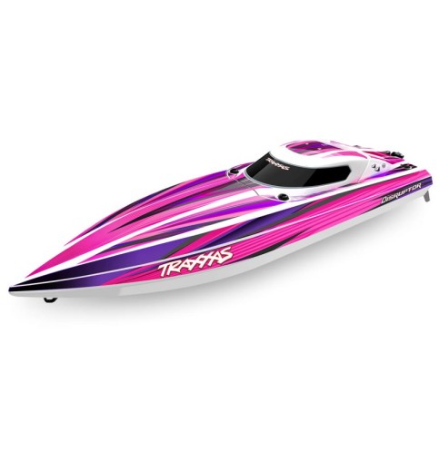 Traxxas Disruptor® VXL 4S High-Performance Electric Brushless RTR Race Boat (Pink) w/TQ 2.4Ghz Radio Traxxas Disruptor® VXL 4S High-Performance Electric Brushless RTR Race Boat (Pink) w/TQ 2.4Ghz Radio