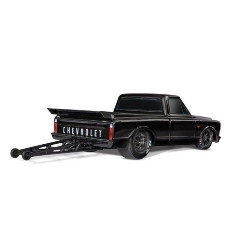 Traxxas Drag Slash 1/10 2WD RTR No Prep Truck w/1967 Chevrolet C10 Body (Black) TQi 2.4GHz Radio & TSM