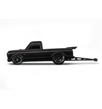 Traxxas Drag Slash 1/10 2WD RTR No Prep Truck w/1967 Chevrolet C10 Body (Black) TQi 2.4GHz Radio & TSM