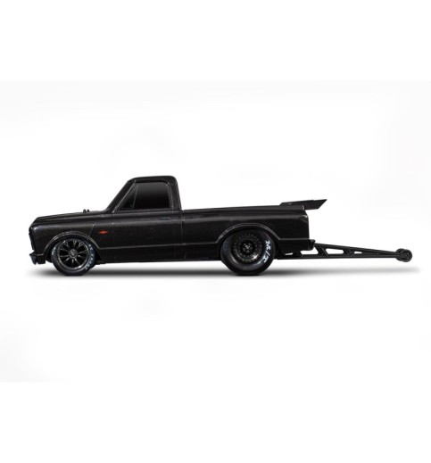 Traxxas Drag Slash 1/10 2WD RTR No Prep Truck w/1967 Chevrolet C10 Body (Black) TQi 2.4GHz Radio & TSM