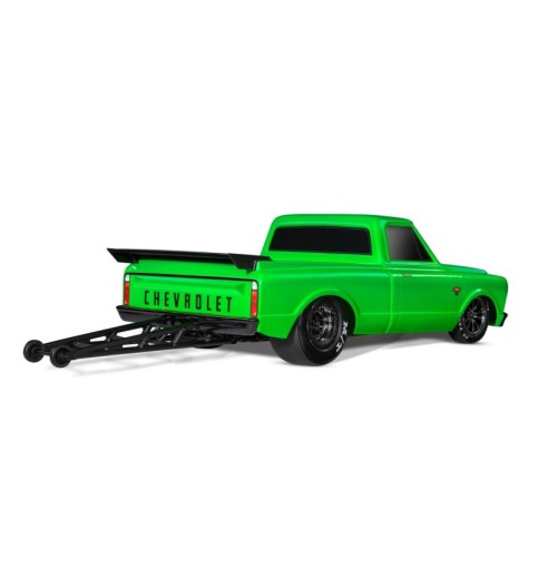 Traxxas Drag Slash 1/10 2WD RTR No Prep Truck w/1967 Chevrolet C10 Body (Green) TQi 2.4GHz Radio & TSM