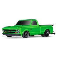 Traxxas Drag Slash 1/10 2WD RTR No Prep Truck w/1967 Chevrolet C10 Body (Green) TQi 2.4GHz Radio & TSM