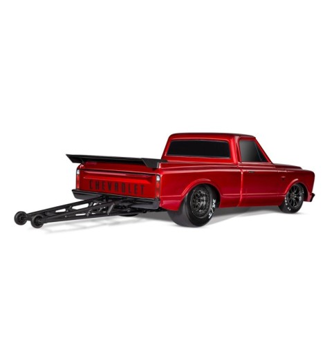Traxxas Drag Slash 1/10 2WD RTR No Prep Truck w/1967 Chevrolet C10 Body (Red) TQi 2.4GHz Radio & TSM
