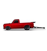 Traxxas Drag Slash 1/10 2WD RTR No Prep Truck w/1967 Chevrolet C10 Body (Red) TQi 2.4GHz Radio & TSM