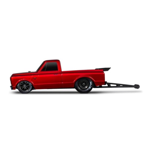 Traxxas Drag Slash 1/10 2WD RTR No Prep Truck w/1967 Chevrolet C10 Body (Red) TQi 2.4GHz Radio & TSM
