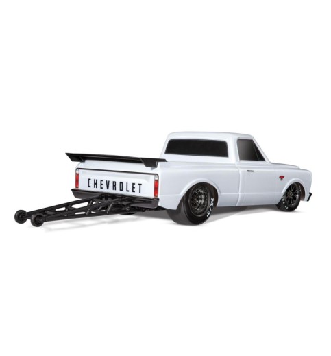 Traxxas Drag Slash 1/10 2WD RTR No Prep Truck w/1967 Chevrolet C10 Body (White) TQi 2.4GHz Radio & TSM