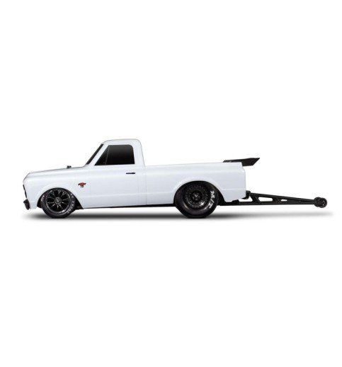 Traxxas Drag Slash 1/10 2WD RTR No Prep Truck w/1967 Chevrolet C10 Body (White) TQi 2.4GHz Radio & TSM