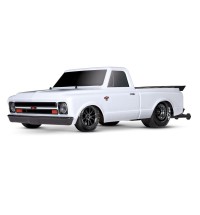 Traxxas Drag Slash 1/10 2WD RTR No Prep Truck w/1967 Chevrolet C10 Body (White) TQi 2.4GHz Radio & TSM