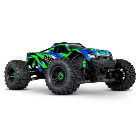 Traxxas Maxx WideMaxx 1/10 Brushless RTR 4WD Monster Truck (Green) w/TQi 2.4GHz Radio & TSM Traxxas Maxx WideMaxx 1/10 Brushless RTR 4WD Monster Truck (Green) w/TQi 2.4GHz Radio & TSM