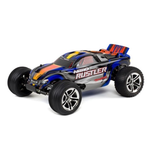 Traxxas Nitro Rustler 1/10 RTR Stadium Truck w/TQi 2.4GHz, TSM, EZ Start, Battery & DC Charger