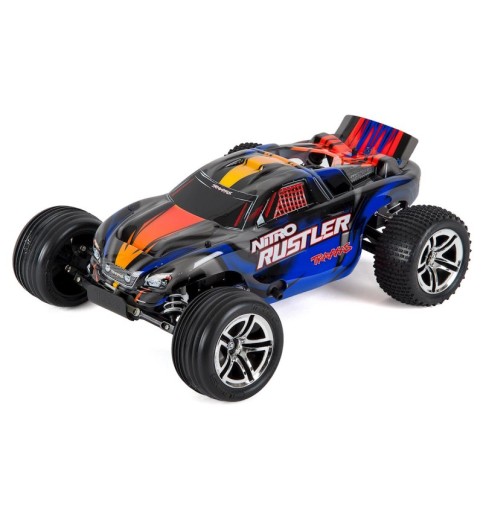 Traxxas Nitro Rustler 1/10 RTR Stadium Truck w/TQi 2.4GHz, TSM, EZ Start, Battery & DC Charger
