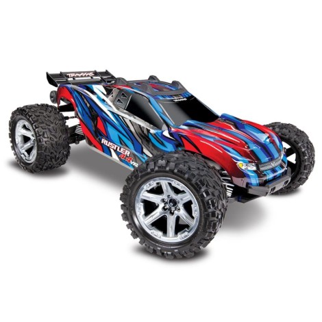 Traxxas Rustler 4X4 VXL Brushless RTR 1/10 4WD Stadium Truck (Blue) w/TQi 2.4GHz Radio & TSM Traxxas Rustler 4X4 VXL Brushless RTR 1/10 4WD Stadium Truck (Blue) w/TQi 2.4GHz Radio & TSM