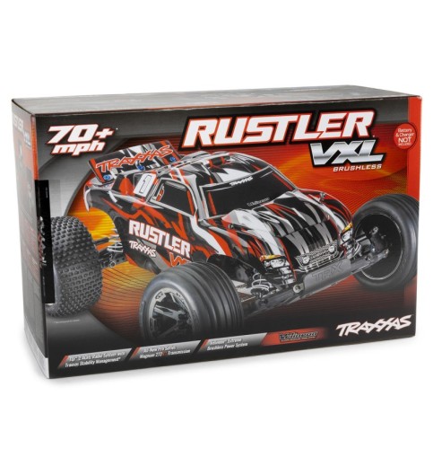 Traxxas Rustler VXL Brushless 1/10 RTR Stadium Truck w/Magnum 272R, TQi 2.4GHz Radio & TSM Traxxas Rustler VXL Brushless 1/10 RTR Stadium Truck w/Magnum 272R, TQi 2.4GHz Radio & TSM