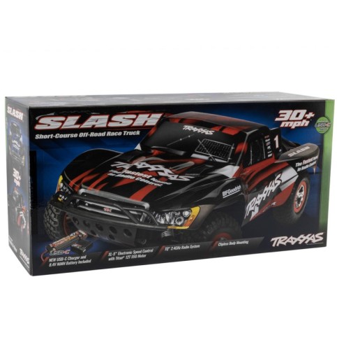 Traxxas Slash 1/10 RTR 2WD Short Course Truck w/XL-5 ESC, TQ 2.4GHz Radio, Battery & USB-C Charger Traxxas Slash 1/10 RTR 2WD Short Course Truck w/XL-5 ESC, TQ 2.4GHz Radio, Battery & USB-C Charger