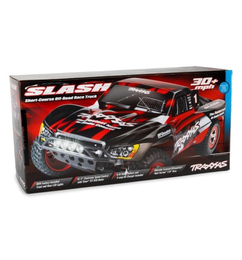 Traxxas Slash 1/10 RTR Short Course Truck LED Lights, TQ 2.4GHz Radio, Battery & DC Charger Traxxas Slash 1/10 RTR Short Course Truck LED Lights, TQ 2.4GHz Radio, Battery & DC Charger