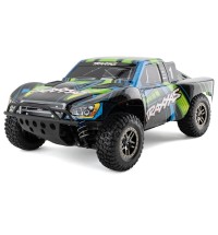 Traxxas Slash 4x4 "Ultimate" VXL Brushless RTR 4WD Short Course Truck (Green) w/TSM & TQi 2.4GHz Radio