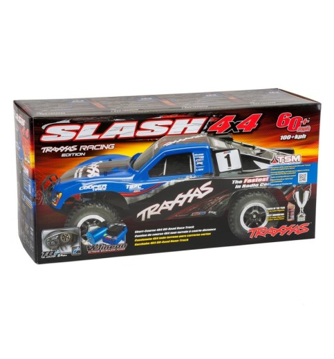 Traxxas Slash 4X4 VXL Brushless 1/10 4WD RTR Short Course Truck (Vision) w/TQi & TSM Traxxas Slash 4X4 VXL Brushless 1/10 4WD RTR Short Course Truck (Vision) w/TQi & TSM