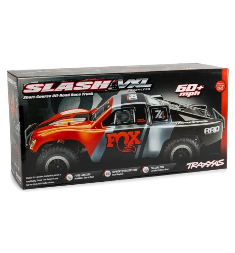 Traxxas Slash VXL 1/10 RTR 2WD Short Course Truck (FOX) w/Magnum 272R, TQi 2.4GHz Radio & TSM