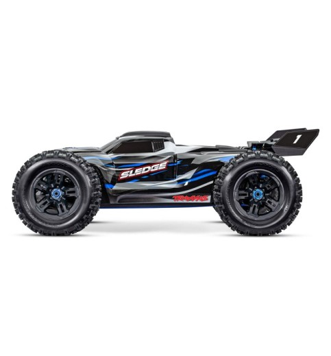 Traxxas Sledge RTR 6S 4WD Electric Monster Truck (Blue) w/VXL-6s ESC & TQi 2.4GHz Radio