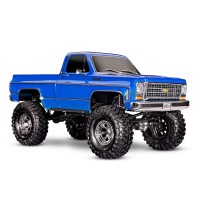 Traxxas TRX-4 1/10 High Trail Edition RC Crawler w/'79 Chevy K10 Truck Body (Blue) w/TQi 2.4GHz Radio