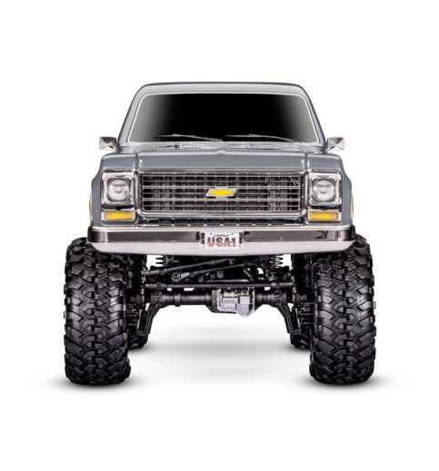 Traxxas TRX-4 1/10 High Trail Edition RC Crawler w/'79 Chevy K10 Truck Body (Silver) w/TQi 2.4GHz Radio