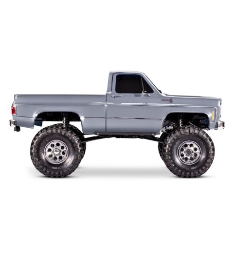 Traxxas TRX-4 1/10 High Trail Edition RC Crawler w/'79 Chevy K10 Truck Body (Silver) w/TQi 2.4GHz Radio
