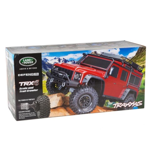 Traxxas TRX-4 1/10 Scale Trail Rock Crawler w/Land Rover Defender w/XL-5 ESC & TQi 2.4GHz Radio