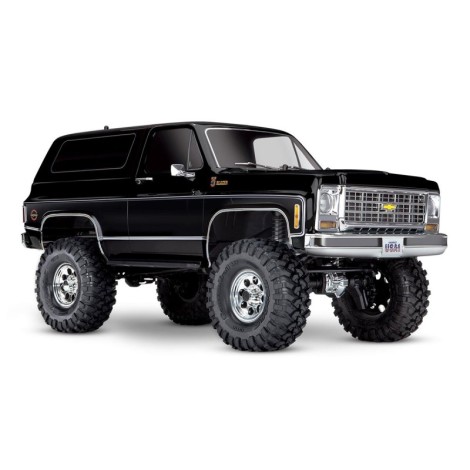 Traxxas TRX-4 1/10 Trail Crawler Truck w/'79 Chevrolet K5 Blazer Body (Black) w/TQi 2.4GHz Radio